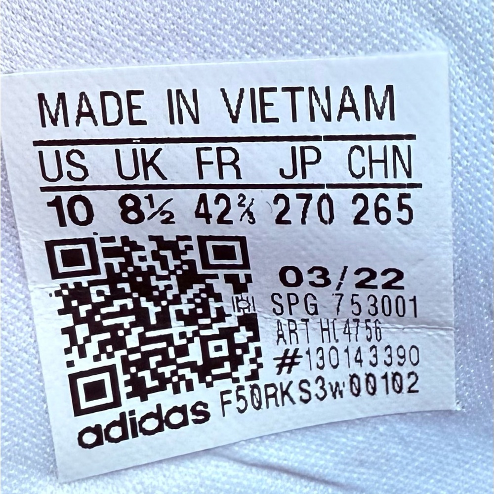 Adidas Cloudfoam Pure 2.0 Shoes | Cloud White/Core Black Women's Sneakers Sz 10 - Picture 9 of 9